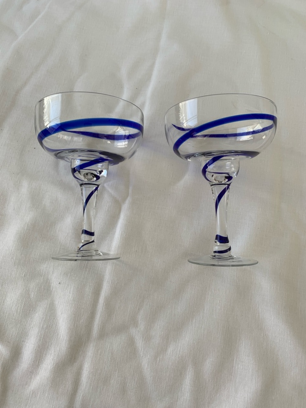 Pier 1 - Set Large Margarita Glasses - Oversized